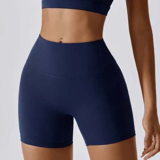 Sports Shorts Women High Waist Yoga Shorts Slim Fit Butt Lift Gym Running High Elastic Biker Short Push Up Workout Impact Shorts - Image 10