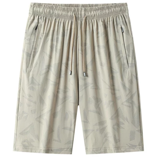 shorts men Summer new mens shorts Solid color cotton casual trousers five points Fitness sweatpants short 2886 size M-7XL 8XL - Image 2
