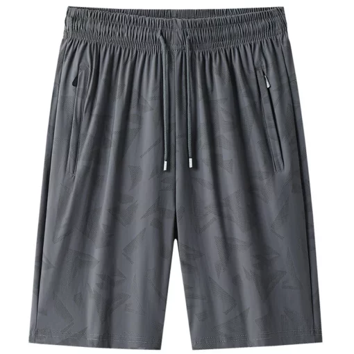 shorts men Summer new mens shorts Solid color cotton casual trousers five points Fitness sweatpants short 2886 size M-7XL 8XL - Image 4