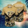Anaheim Ducks Chevron Elegance Summer Hawaiian Shirt