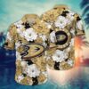 Anaheim Ducks Golden Bloom Summer Hawaiian Shirt