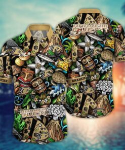 Anaheim Ducks Island Tiki Adventure Summer Hawaiian Shirt