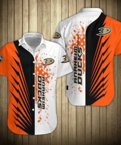 Anaheim Ducks Lightning Burst Summer Hawaiian Shirt