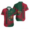 Bold Stripes Minnesota Wild Summer Hawaiian Shirt