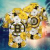 Boston Bruins Bright Bloom Summer Hawaiian Shirt