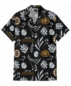 Boston Bruins Icebound Elegance Summer Hawaiian Shirt