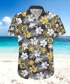 Boston Bruins Paradise Bloom Summer Hawaiian Shirt