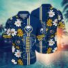 Buffalo Sabres Bold Daisy Stripe Summer Hawaiian Shirt