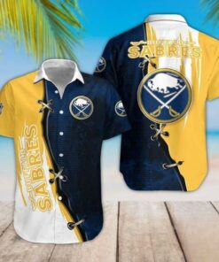 Buffalo Sabres Nautical Lace-Up Summer Hawaiian Shirt