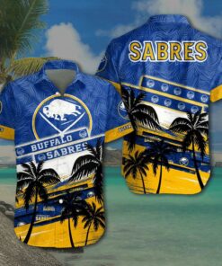 Buffalo Sabres Palm Breeze Summer Hawaiian Shirt