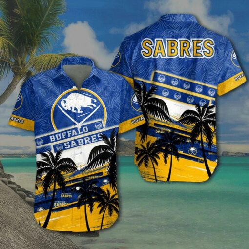 Buffalo Sabres Palm Breeze Summer Hawaiian Shirt