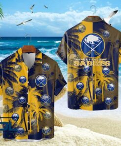 Buffalo Sabres Sunset Palms Summer Hawaiian Shirt