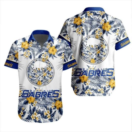 Buffalo Sabres Tropical Bloom Summer Hawaiian Shirt