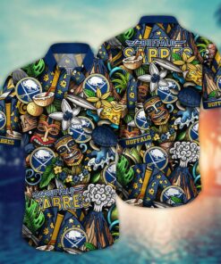 Buffalo Sabres Tropical Tiki Adventure Summer Hawaiian Shirt