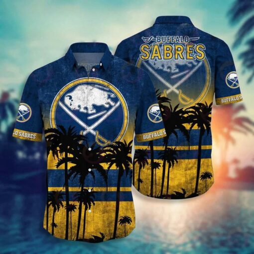 Buffalo Sabres Twilight Beach Summer Hawaiian Shirt