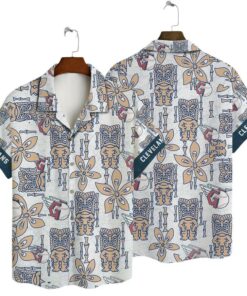 Cleveland Guardians Tiki Aloha Summer Hawaiian Shirt