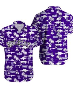 Colorado Rockies Island Getaway Summer Hawaiian Shirt