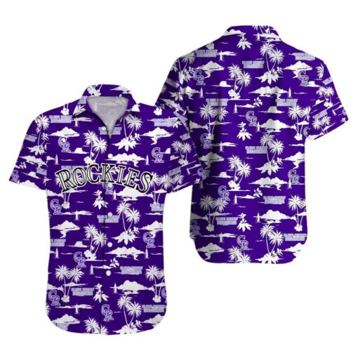 Colorado Rockies Island Getaway Summer Hawaiian Shirt