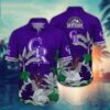 Colorado Rockies Jungle Canopy Summer Hawaiian Shirt