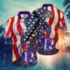 Colorado Rockies Stars and Stripes Summer Hawaiian Shirt