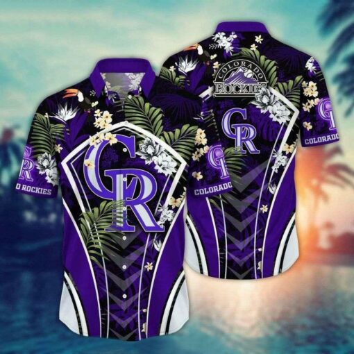 Colorado Rockies Tropical Vibes Summer Hawaiian Shirt