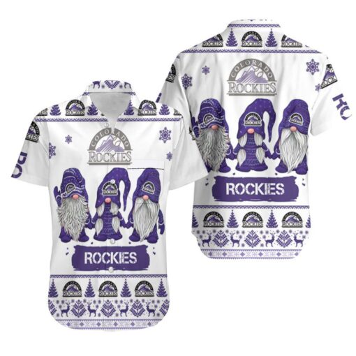 Colorado Rockies Winter Gnome Summer Hawaiian Shirt