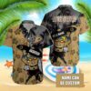 Custom Name Anaheim Ducks Tiki Vibes Summer Hawaiian Shirt