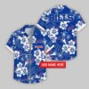 Custom Name Buffalo Bills Hibicus Hawaiian Shirt For Fans