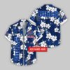 Custom Name Buffalo Bills Hibicus Pattern Hawaiian Shirt For Fans