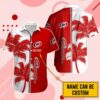 Custom Name Carolina Hurricanes Palm Bliss Summer Hawaiian Shirt