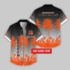 Custom Name Cincinnati Bengals Flowers Hawaiian Shirt For Fans