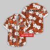 Custom Name Cincinnati Bengals Hibicus Pattern Hawaiian Shirt For Fans