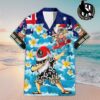 Custom Name Collingwood AFL Santa Claus Team Hawaiian Shirts