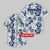 Custom Name Dallas Cowboys Flowers Pattern Hawaiian Shirt For Fans