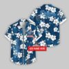 Custom Name Los Angeles Dodgers Hibicus Pattern Hawaiian Shirt For Fans