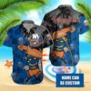 Custom Name New York Islanders Tropical Tiki Summer Hawaiian Shirt