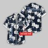 Custom Name New York Yankees Hibicus Pattern Hawaiian Shirt For Fans