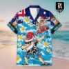 Custom Name Port Adelaide AFL Santa Claus Team Hawaiian Shirts