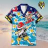 Custom Name Richmond AFL Santa Claus Team Hawaiian Shirts