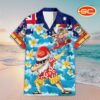 Custom Name Suns AFL Santa Claus Team Hawaiian Shirts