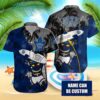 Custom Name Toronto Maple Leafs Tiki Surfer Summer Hawaiian Shirt