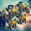 Detroit Tigers Parrot Paradise Summer Hawaiian Shirt