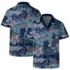 Detroit Tigers Patchwork Pattern Summer Hawaiian Shirt