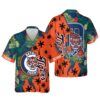 Detroit Tigers Sunset Palms Summer Hawaiian Shirt