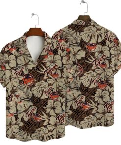 Detroit Tigers Tropical Jungle Summer Hawaiian Shirt