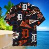 Detroit Tigers Vintage Baseball Collage Summer Hawaiian Shirt