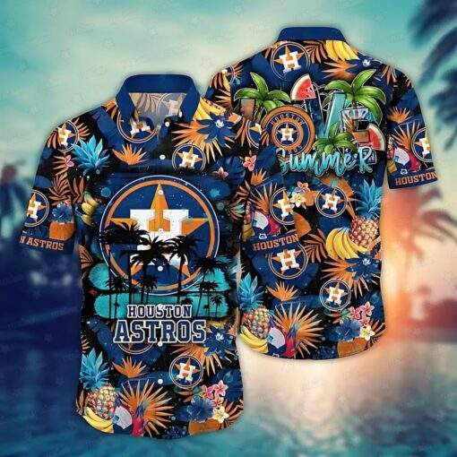 Houston Astros Tropical Paradise Summer Hawaiian Shirt