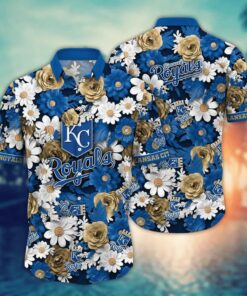 Kansas City Royals Garden Bloom Summer Hawaiian Shirt