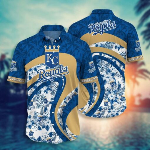 Kansas City Royals Palm Wave Summer Hawaiian Shirt