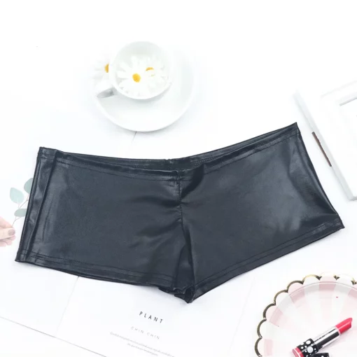 PU Patent Leather Shorts Glitter Sexy Pole Dance Boot Shorts Mini Short Women Club Wear Pantalón Corto Sexy Panties Shorts - Image 12